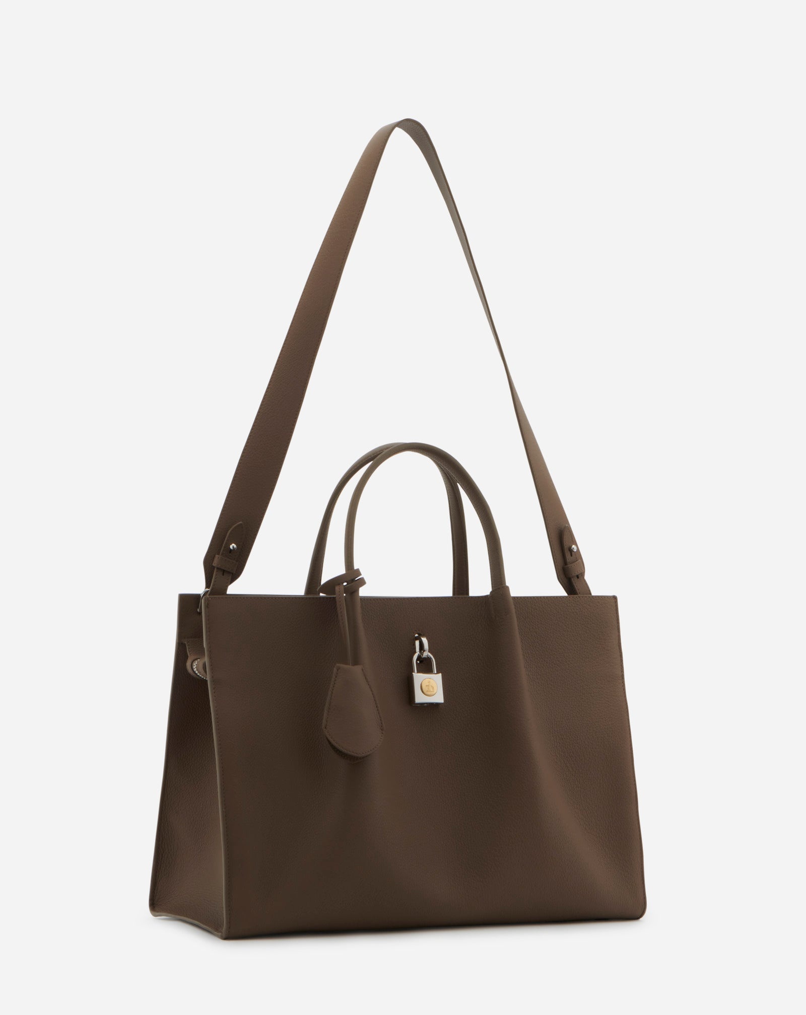 GRAINED LEATHER BOGEY DAY BAG MM - 2