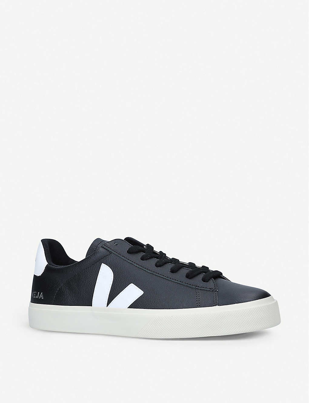Men's Campo leather and coated-canvas low-top trainers - 3