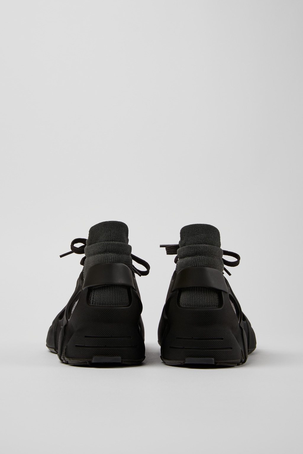 Gray Caged Sneakers - 3