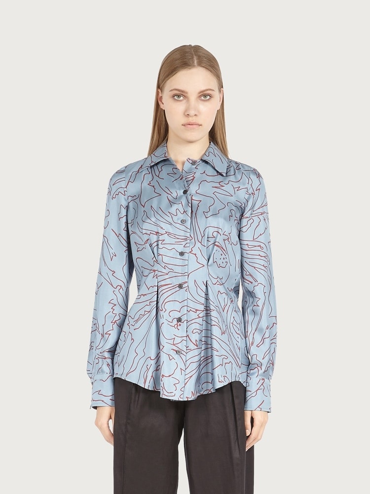 PRINTED SILK SHIRT - 2