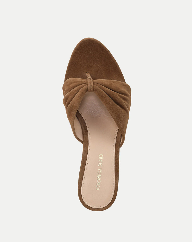 VERONICA BEARD TULLIA SUEDE MID-HEEL SANDAL outlook