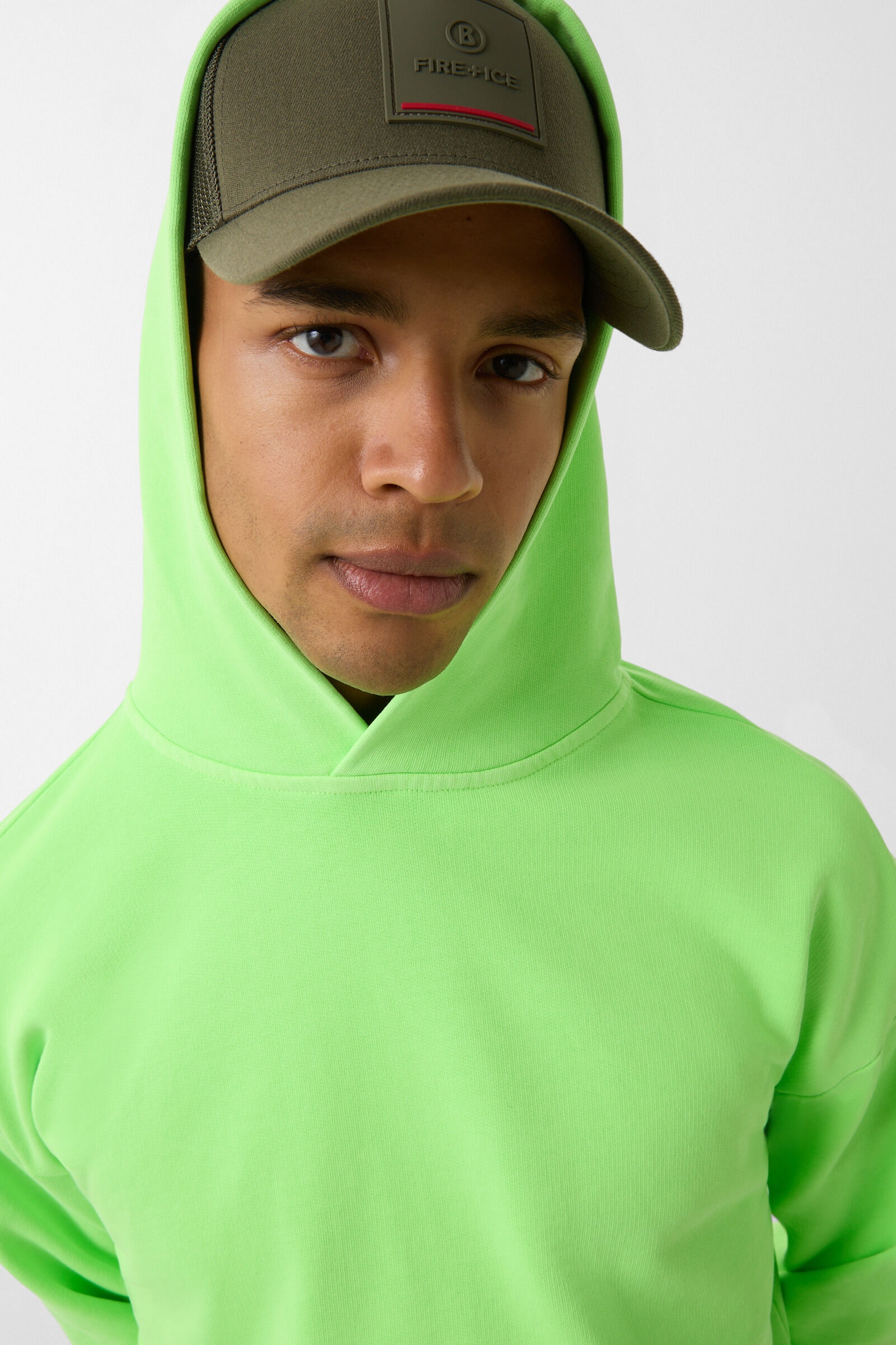 Hoodie Ilay in Neon green - 3