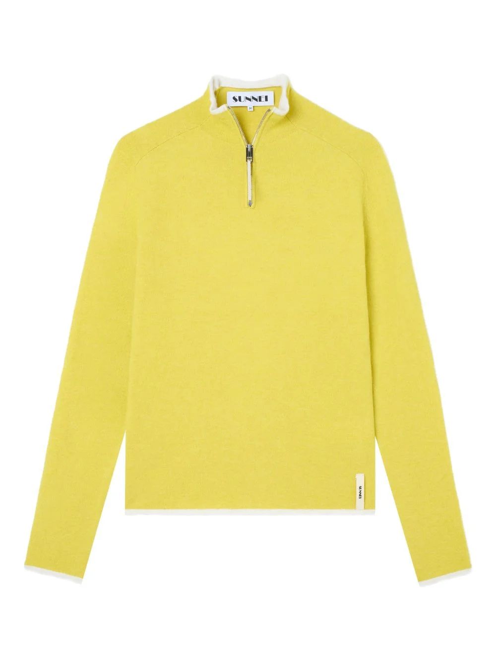 half-zip long-sleeve top - 1