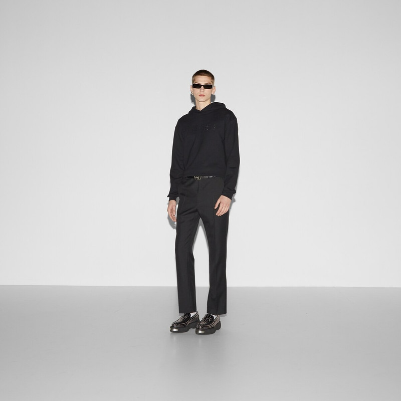 GUCCI Cotton jersey hooded sweatshirt outlook