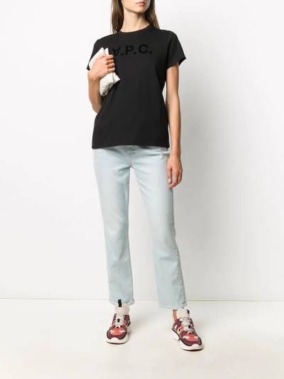 A.P.C. logo-print short sleeve t-shirt outlook