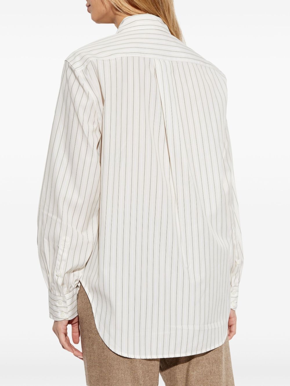 striped cotton shirt - 4