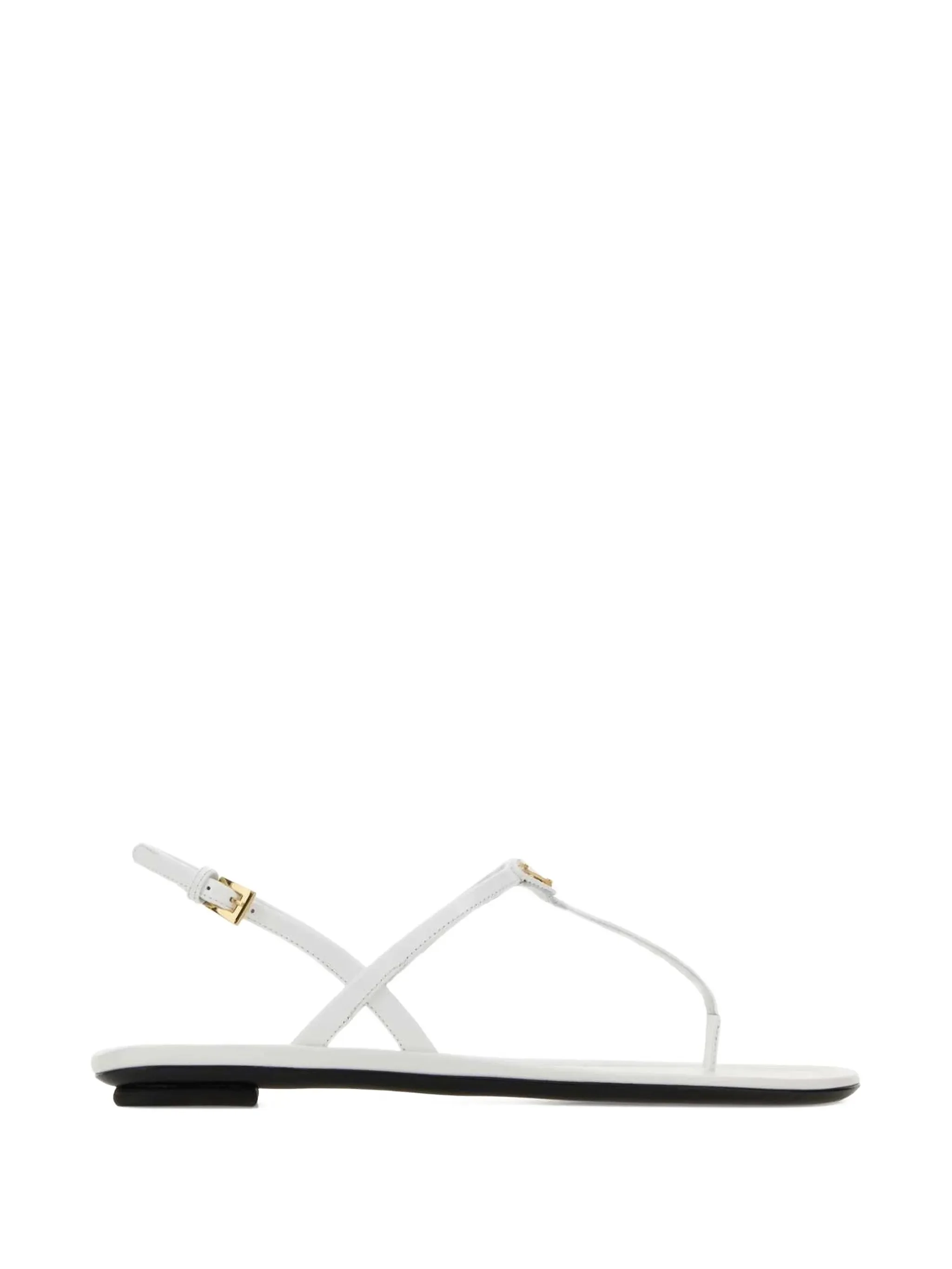 Prada Leather Flat Sandals - 1