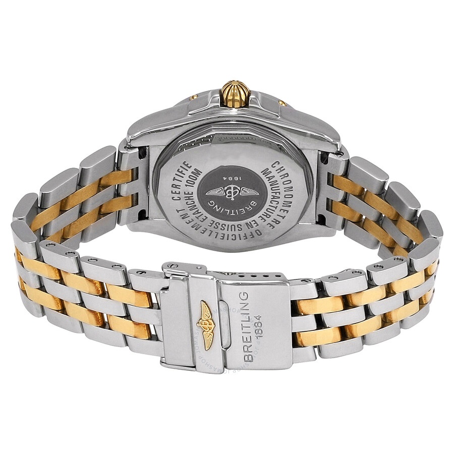 Breitling Cockpit Quartz Ladies 18kt Yellow Gold and Stainless Steel Watch B7135612/A662.367D - 3