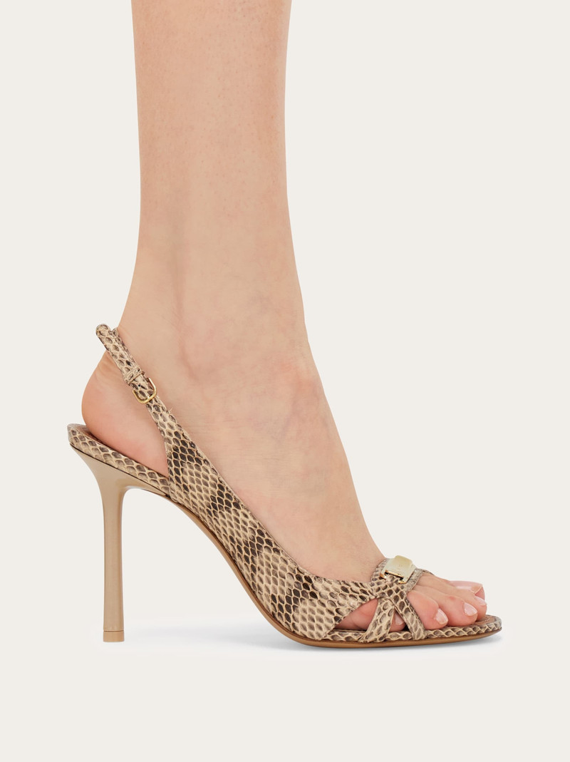 FERRAGAMO New Vara buckle high heel sandal outlook