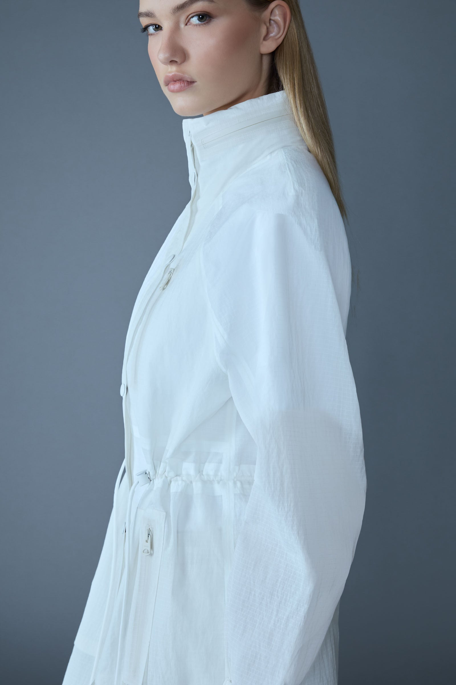 MAKAYLA Knee-Length Lightweight Rain Jacket - 4