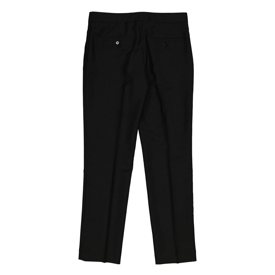 Burberry Aimie Mohair Wool Tailored Trousers In Black - 2