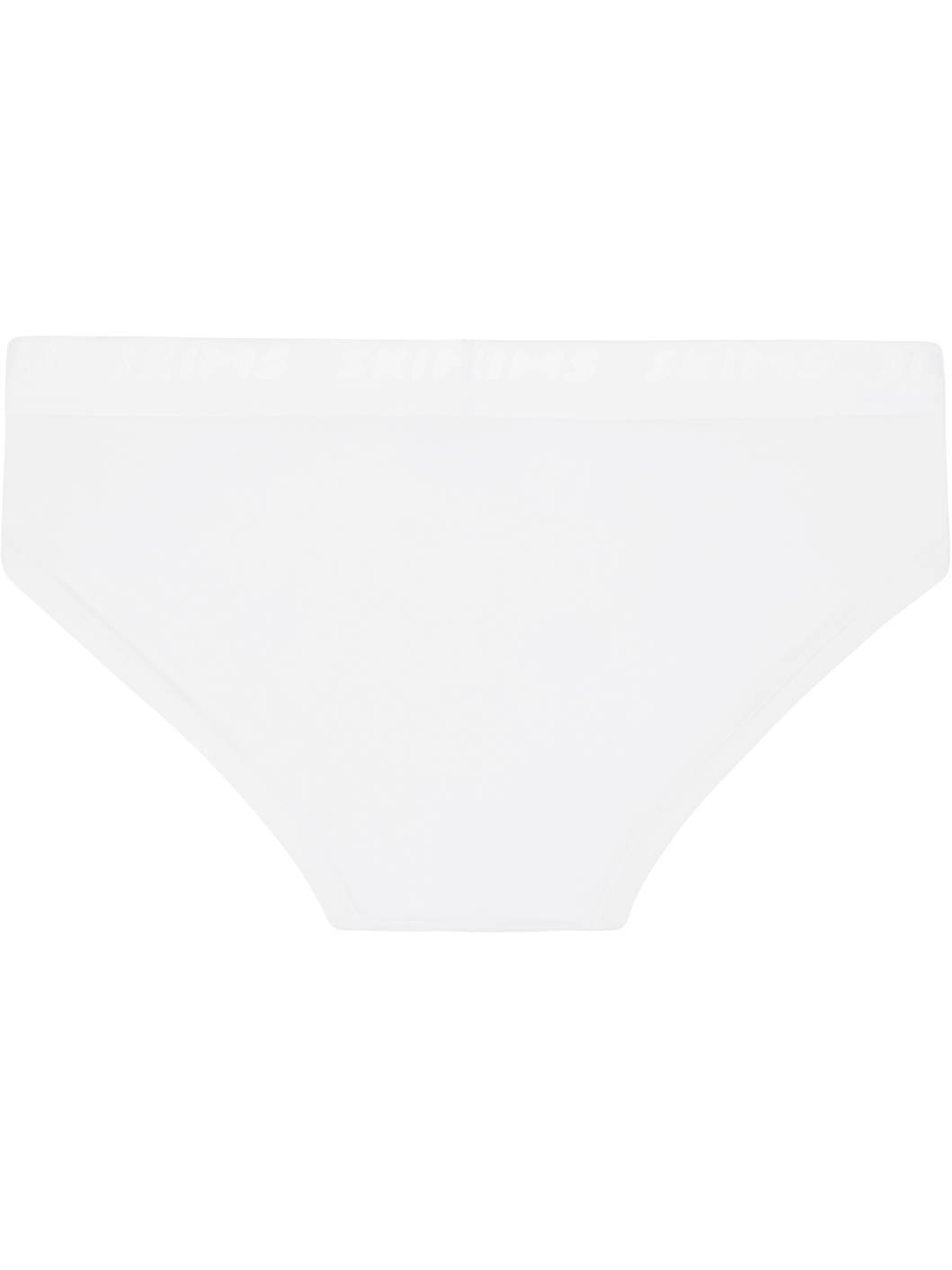 Three-Pack White SKIMS Stretch Briefs - 3