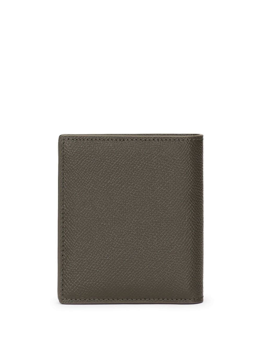 logo-plaque leather cardholder - 2