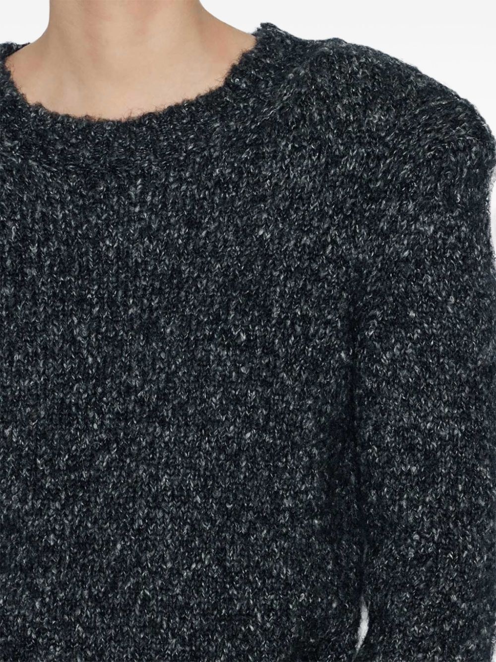 wool-cotton blend sweater - 5