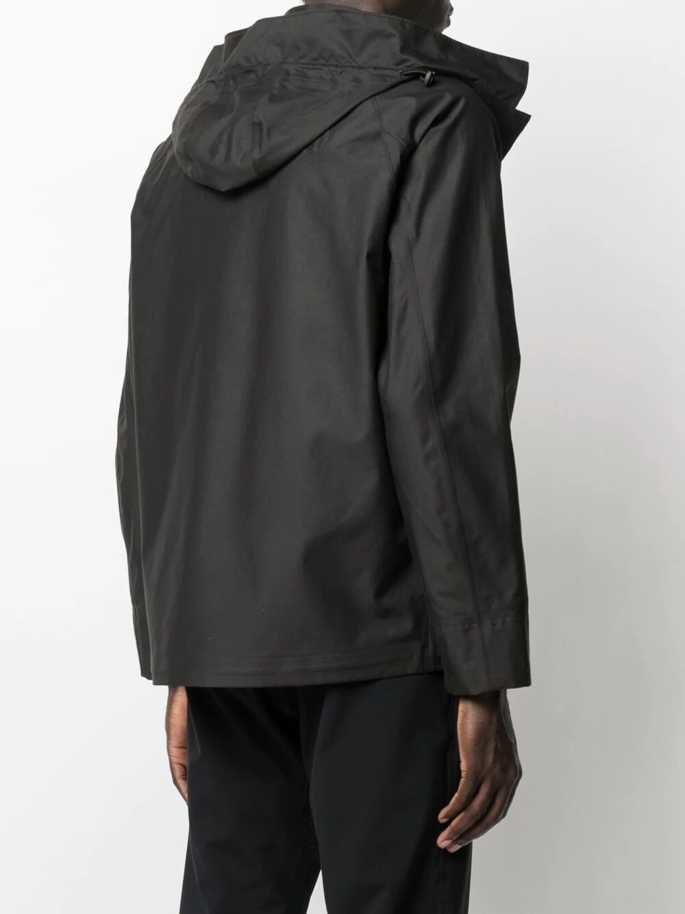 hooded long-sleeved rain jacket - 4