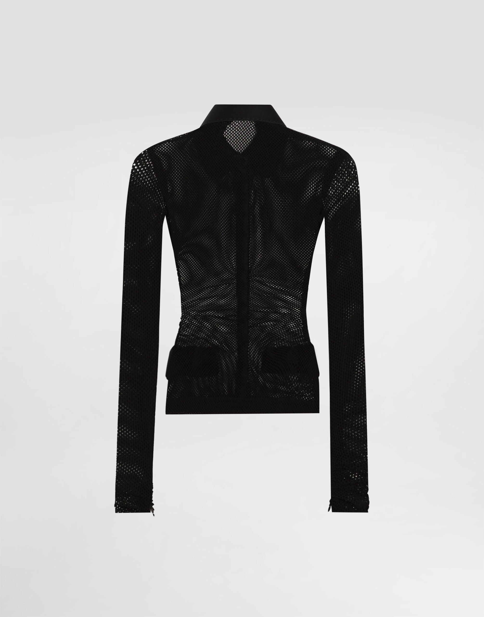 Mesh shirt jacket - 7