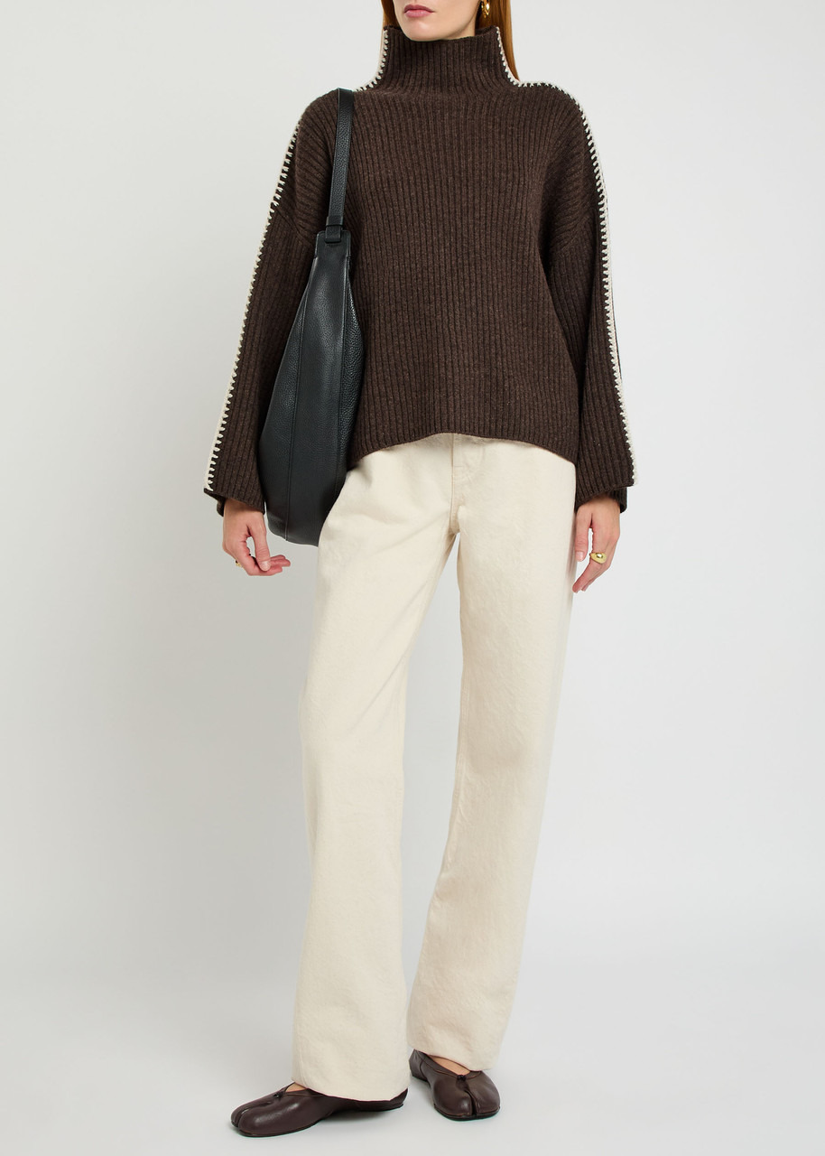 Rag & Bone Ingrid Ribbed Wool Jumper - 4