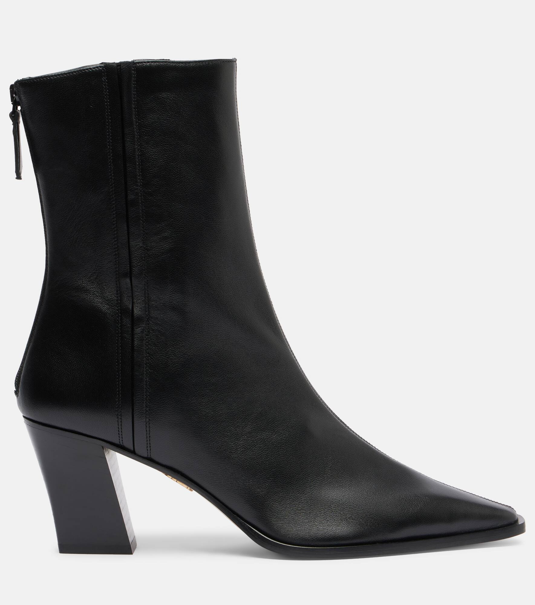 Francoise 70 leather ankle boots - 4