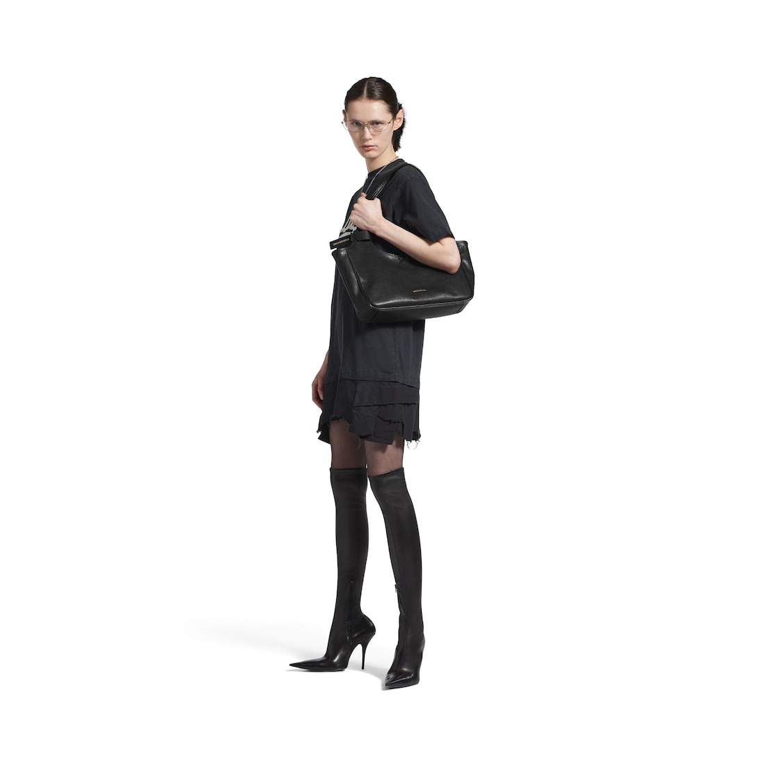 Women's Laundrette Tote Bag East-west in Black - 7