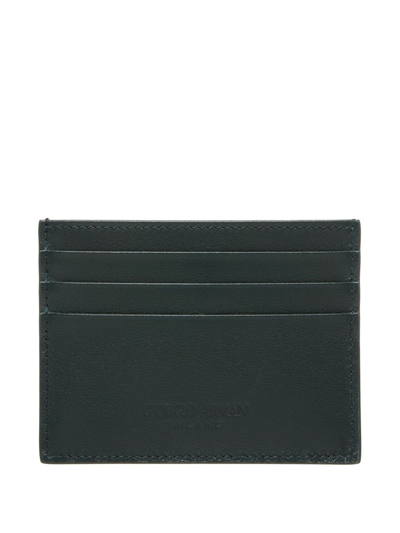 logo-debossed cardholder 1