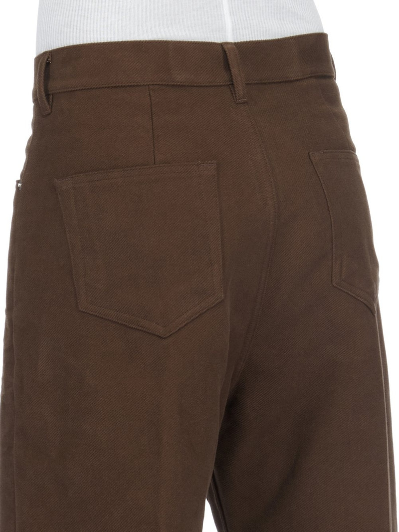 button-up organic cotton flared trousers 5