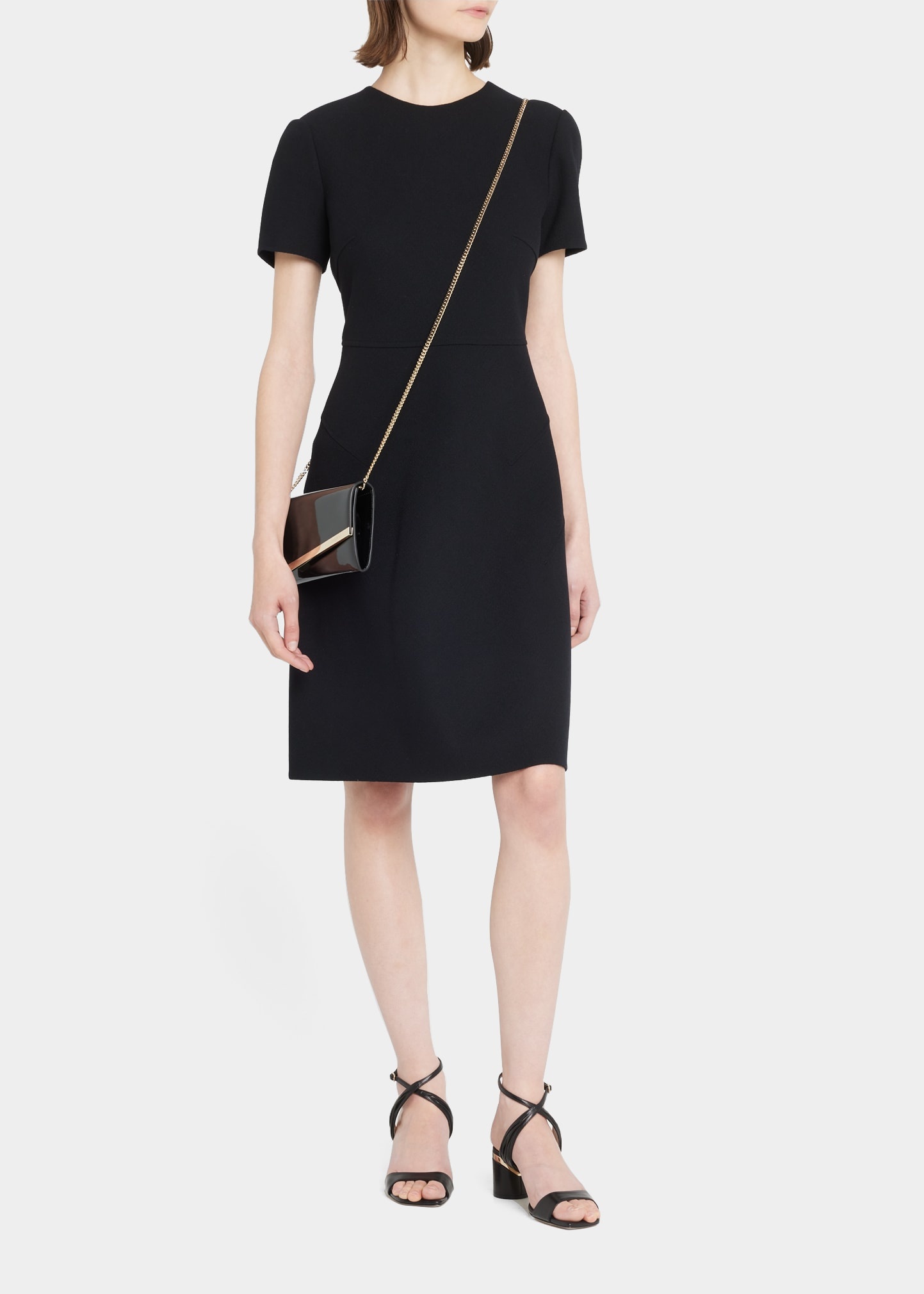 Emmie Patent Leather Clutch Bag - 5