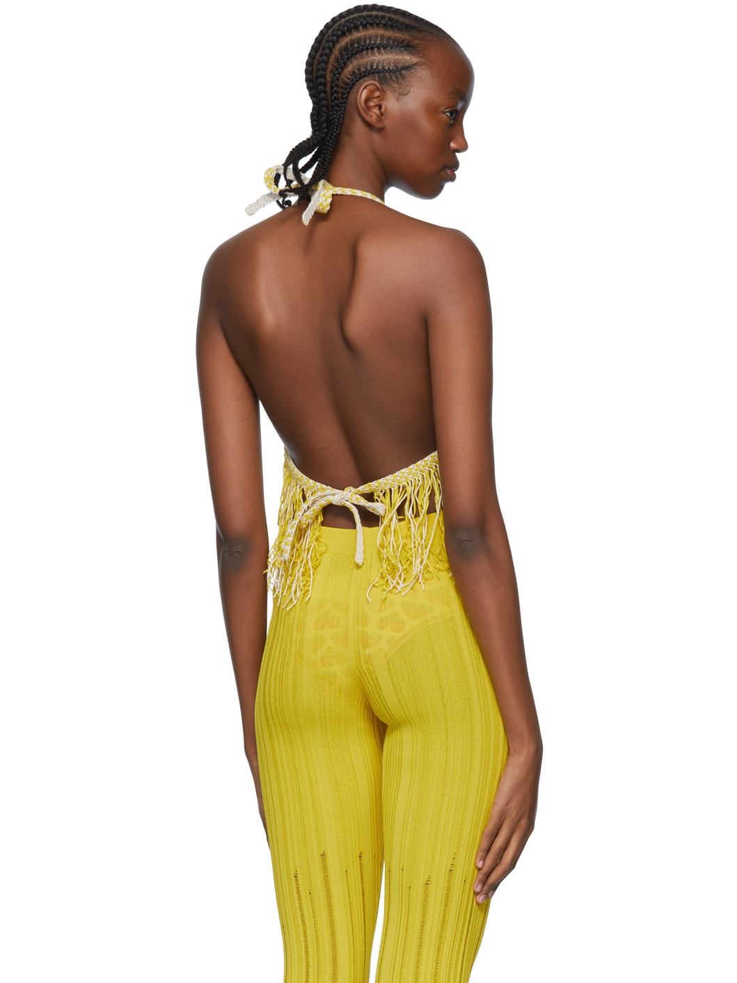 SSENSE Exclusive Yellow Cotton Tank Top - 3