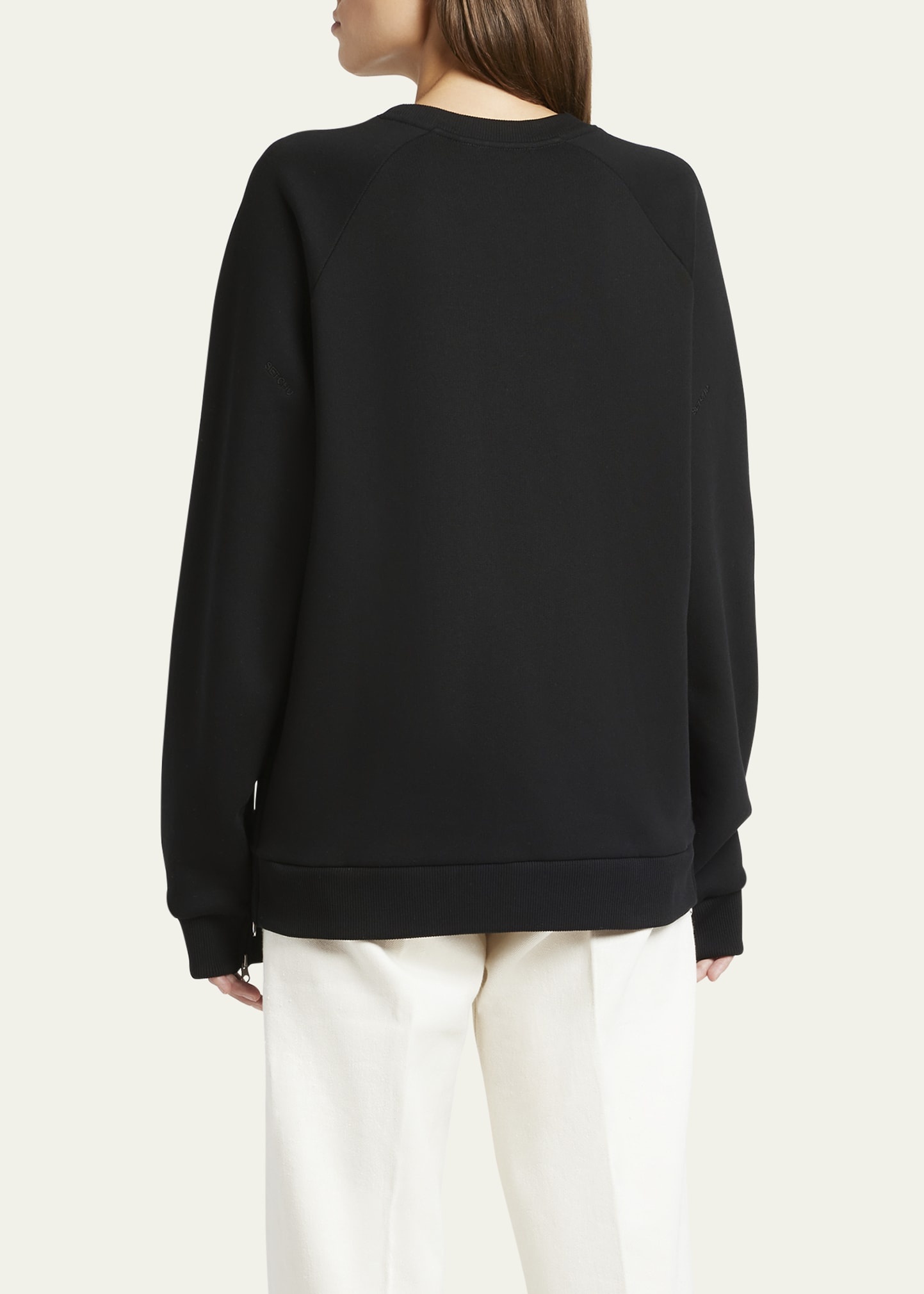 Zipper Cotton Sweatshirt - 3