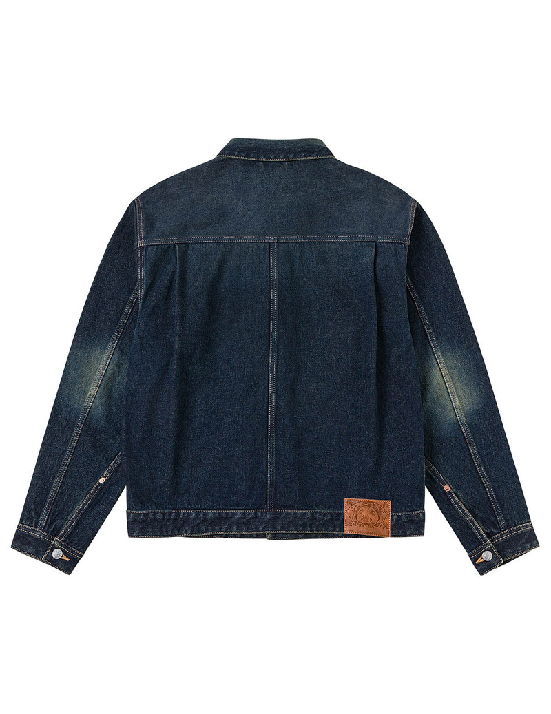 EVISU Layered Pocket Denim Worker Jacket outlook