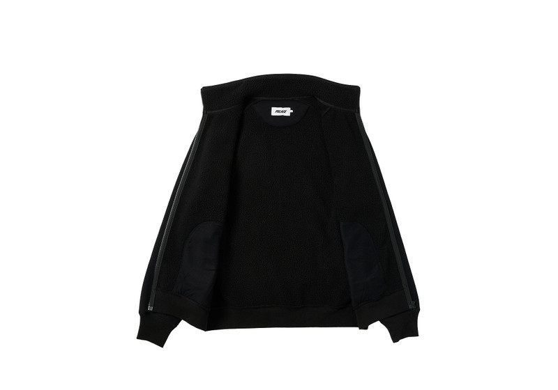 PALACE FLEECE BONDED FULL ZIP BLACK outlook