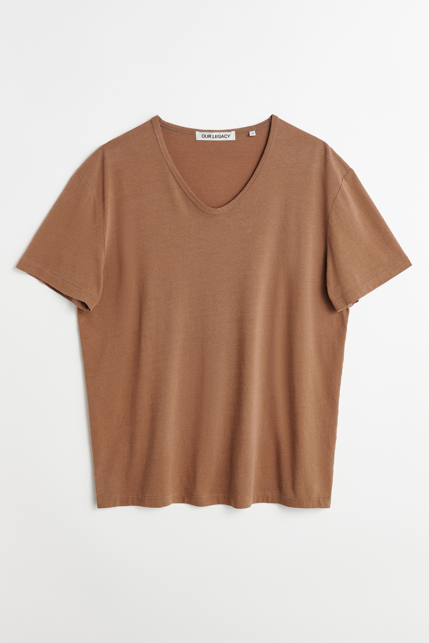 U-Neck T-Shirt Fudge Cotton Silk - 1
