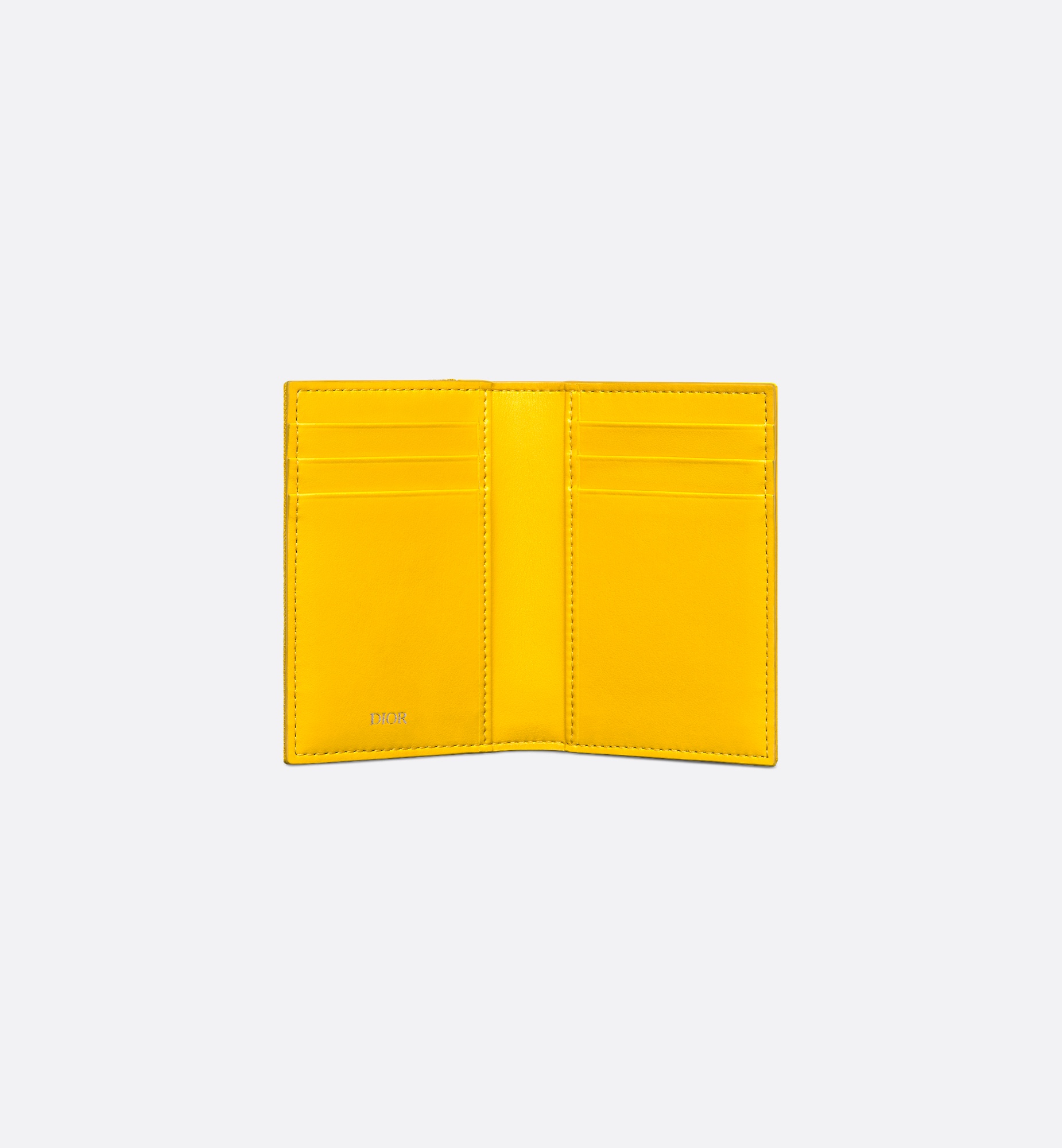 DIOR AND LEWIS HAMILTON Saddle Vertical Bifold Card Holder - 4