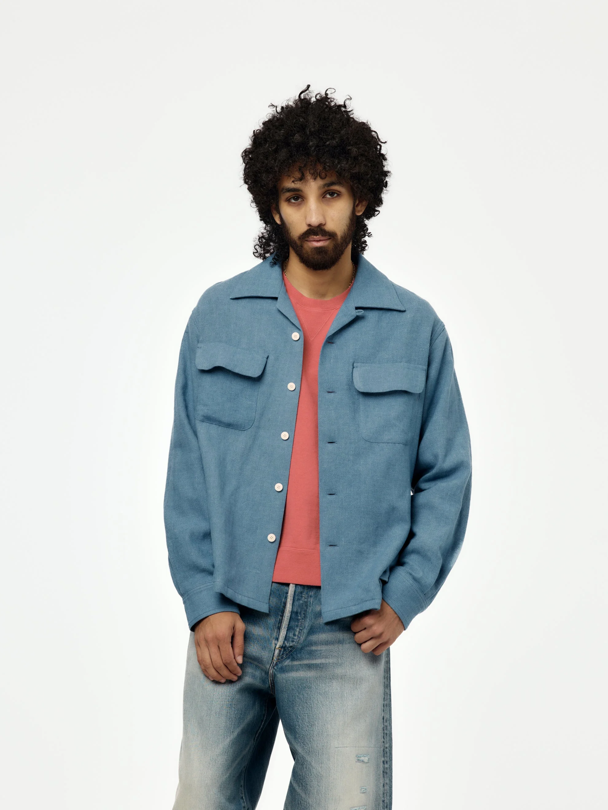 CARROW SHIRT CHECK (LT.BLUE) - 1