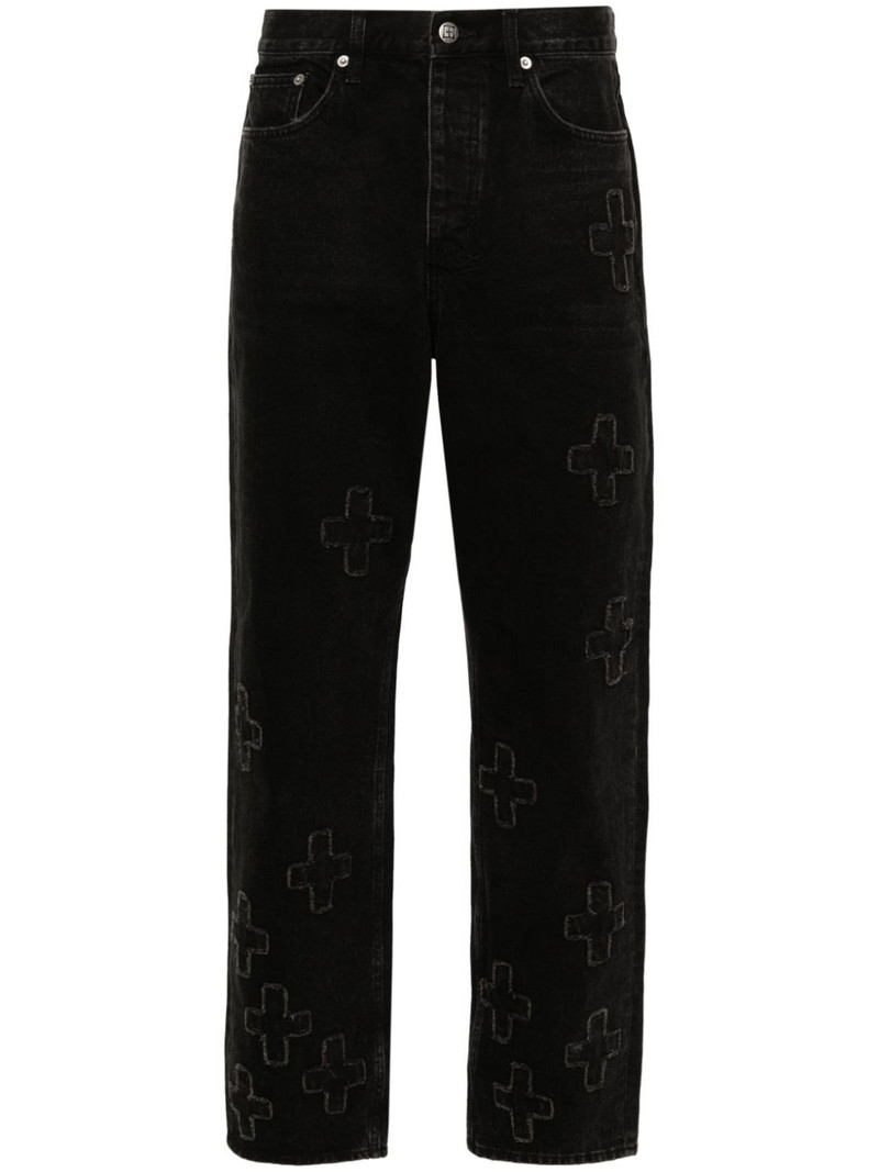 Anti K Kraftwork mid-rise straight-leg jeans 1