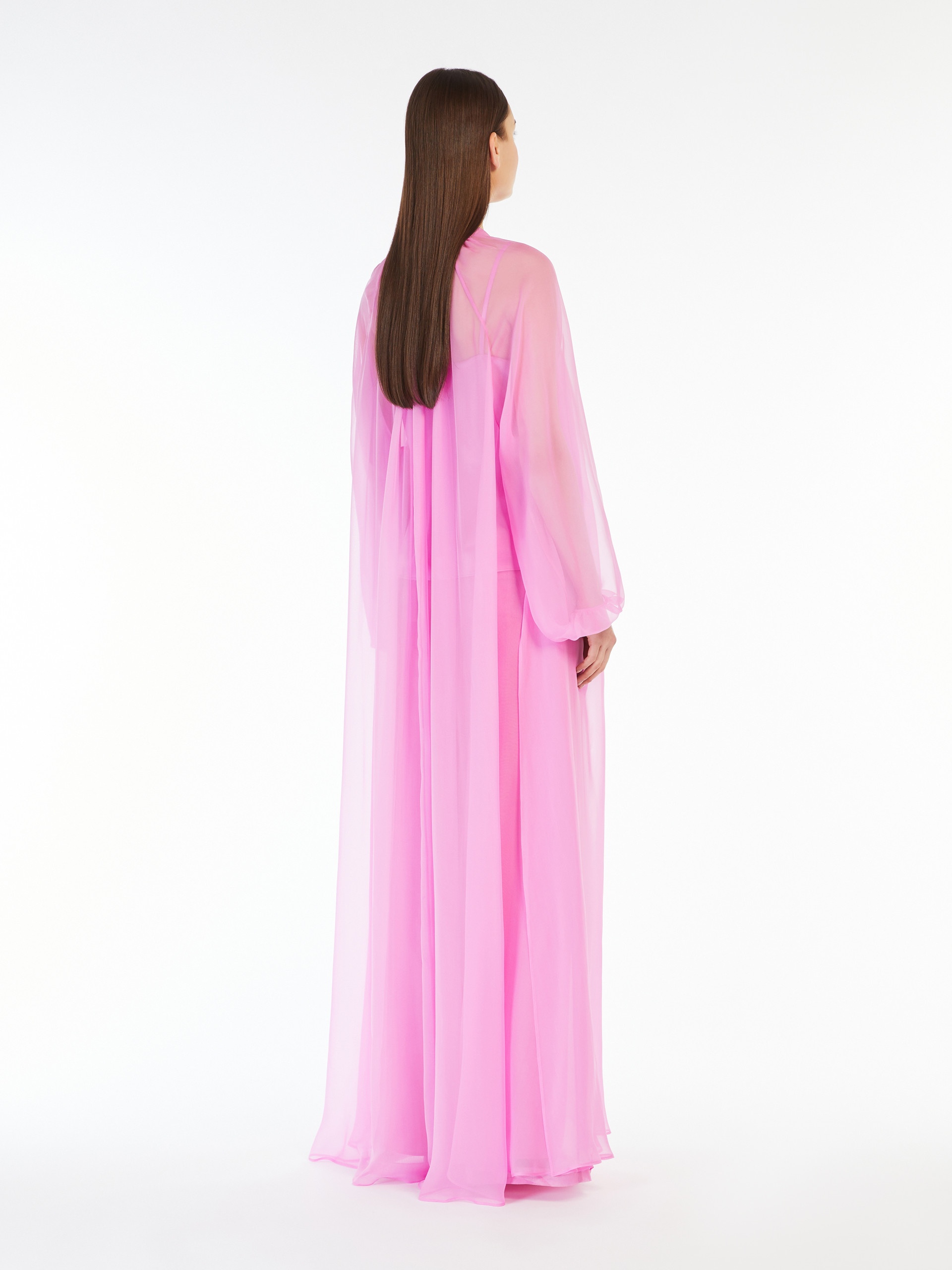 MEDICEA Silk chiffon duster coat - 4