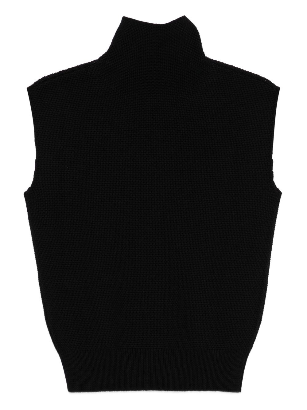 high-neck sleeveless top - 2