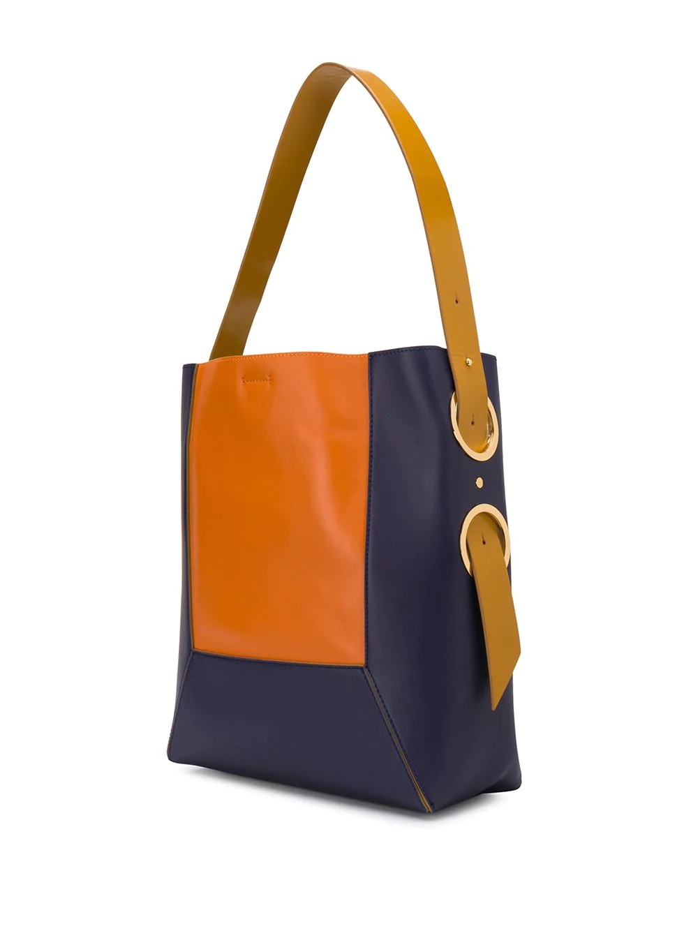 colour-block tote bag - 3