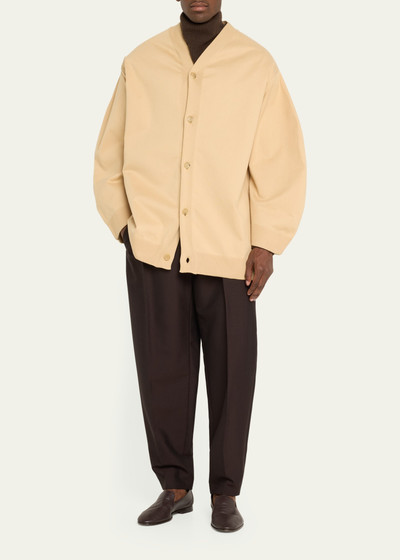 HED MAYNER Men's Bonded Cotton Oversized Cardigan outlook