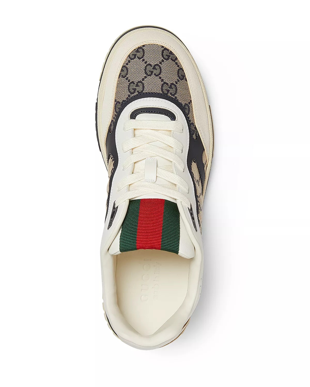 Men's Re-Web Low Top Canvas and Leather Sneakers - 3