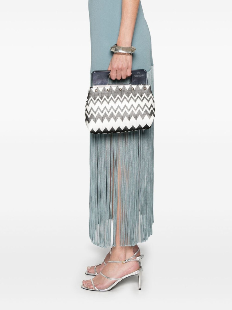 Missoni zigzag-woven tote bag outlook
