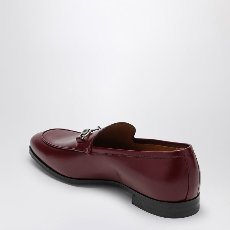 Gucci Rosso Ancora Leather Moccasin With Horsebit Men - 2