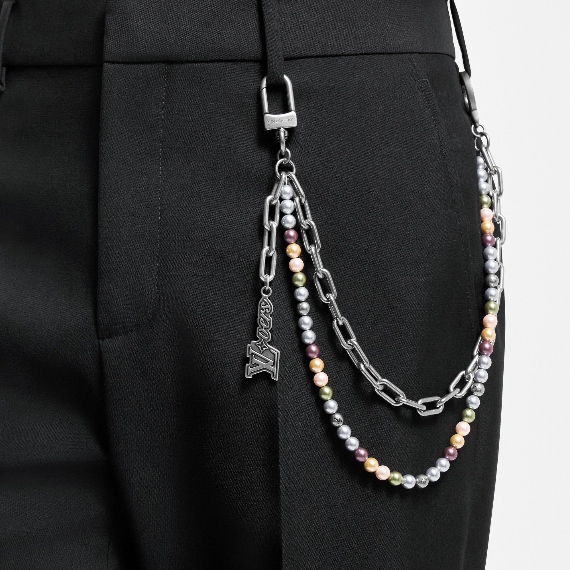 Pearls Chain Belt and Bag Charm - 3