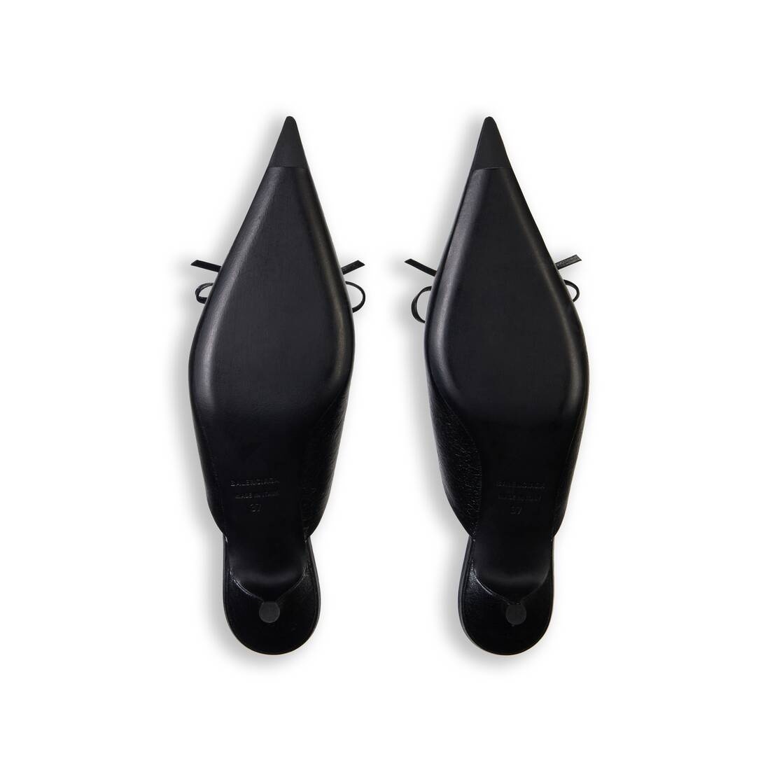 Women's Knife Bow 40mm Mule in Black - 7