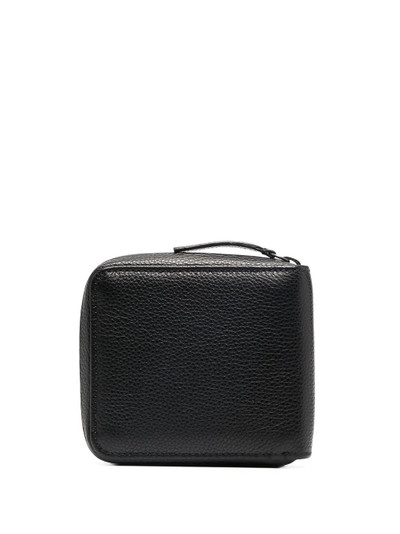 Ann Demeulemeester pebbled leather wallet outlook