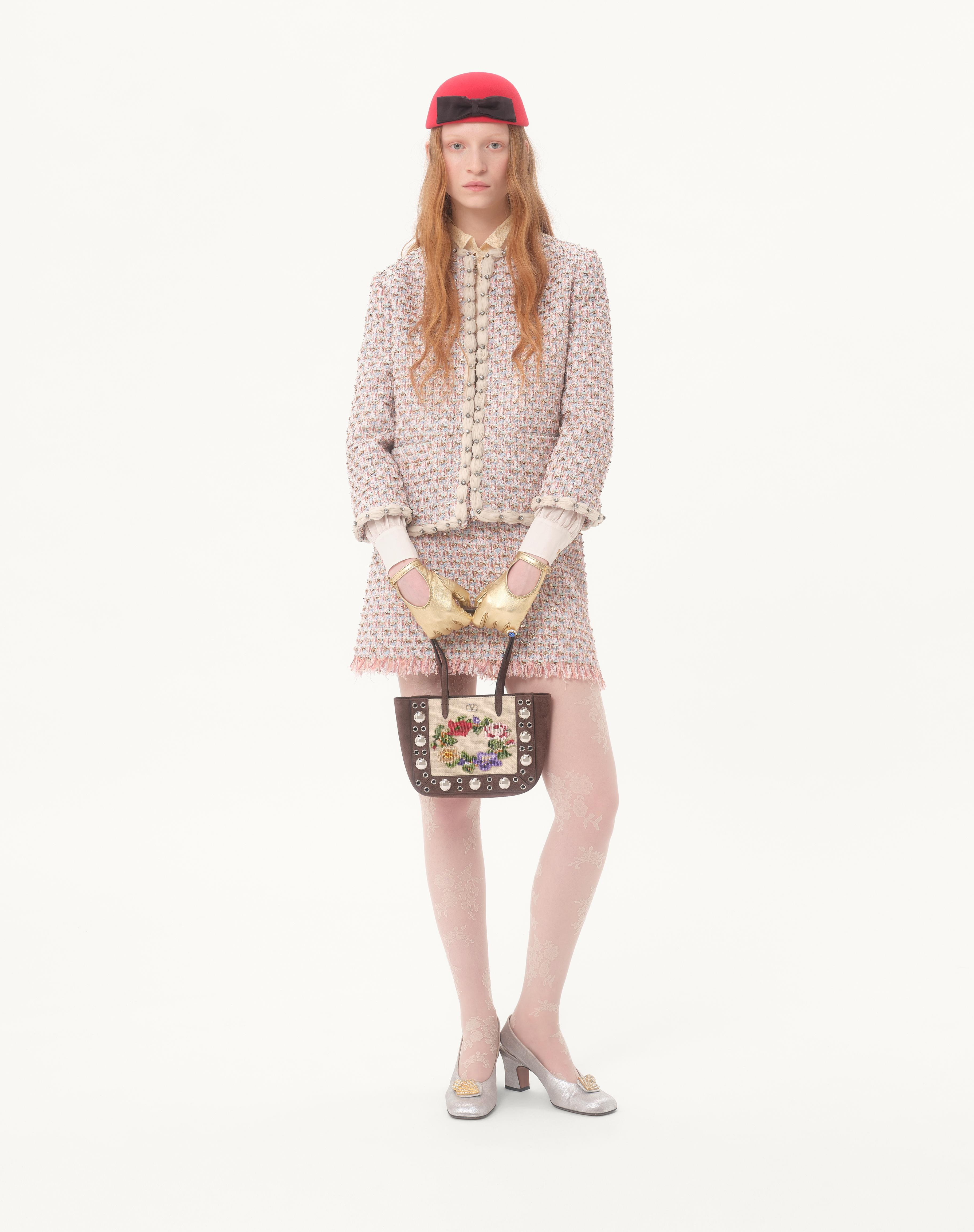 EMBROIDERED RIBBON TWEED JACKET - 2