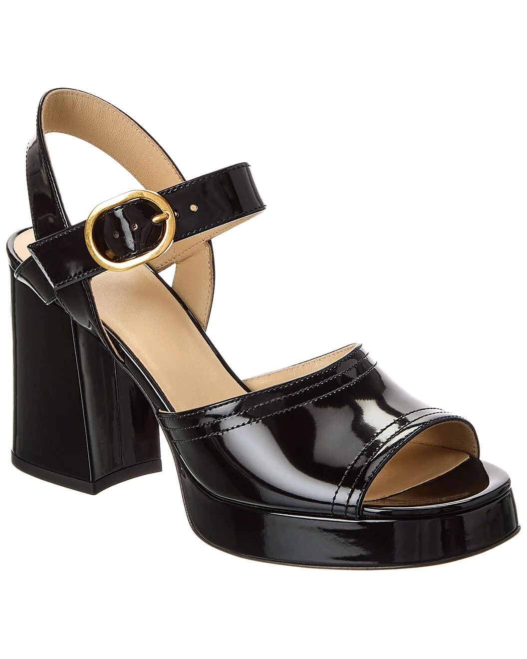 Valentino Fawcette 100 Leather Platform Sandal - 1