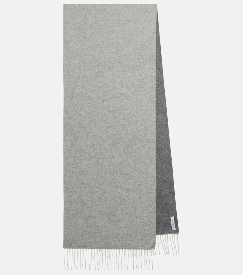 Blaine fringed silk and cashmere scarf - 1