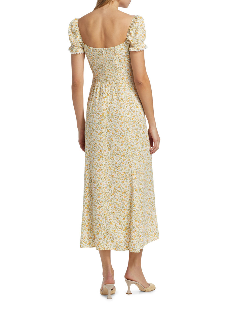 Women's Shyla Floral Midi-Dress - Lima 5