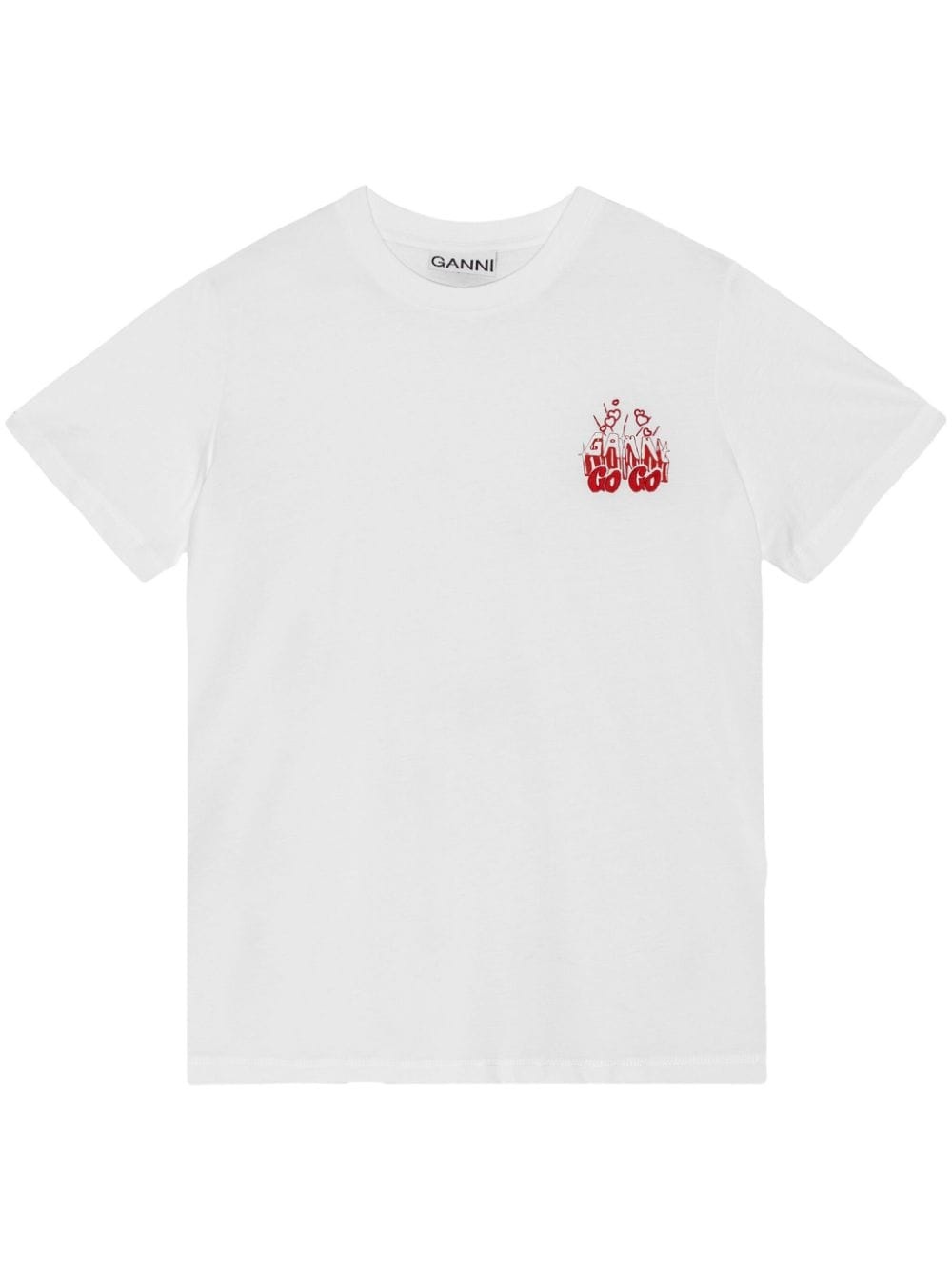 GANNI Thin Jersey GoGo Relaxed T-Shirt | shopbop | REVERSIBLE