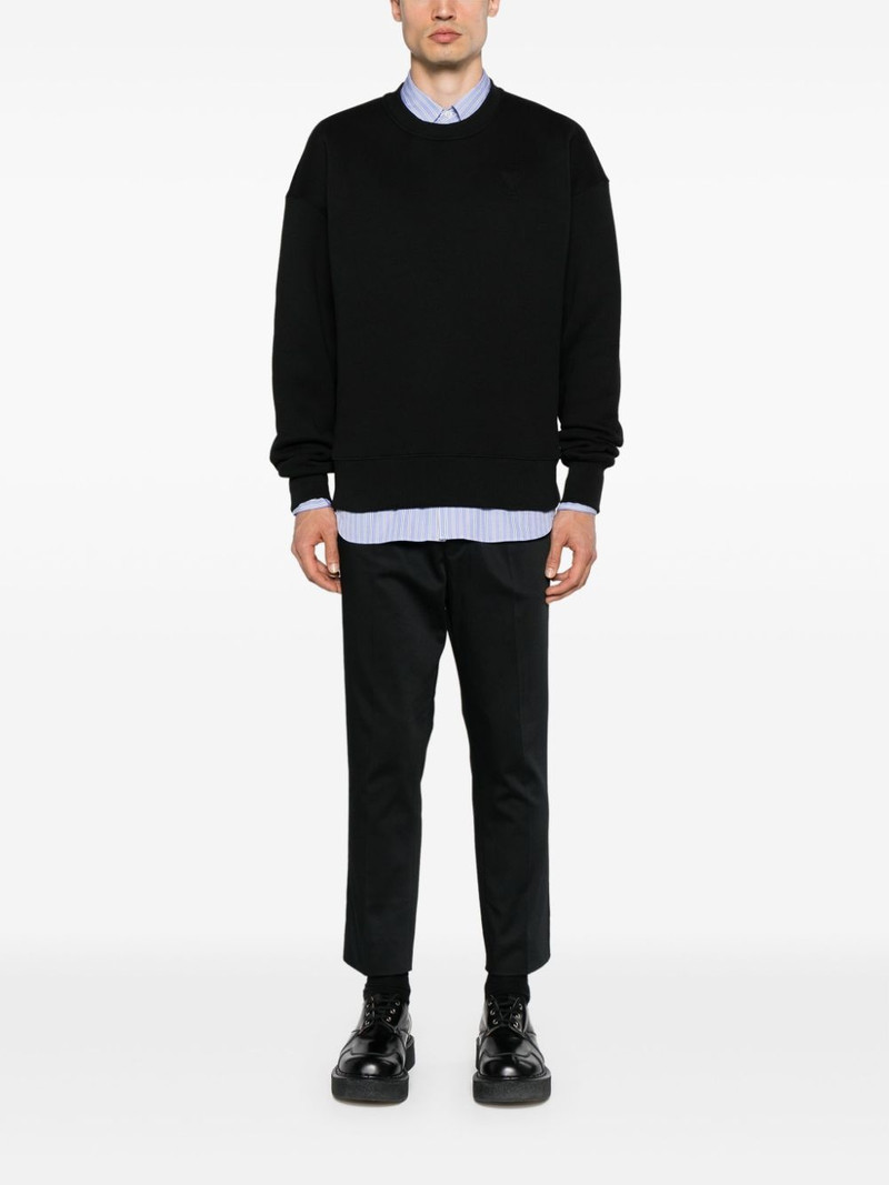 AMI Paris elasticated-waist cropped trousers outlook